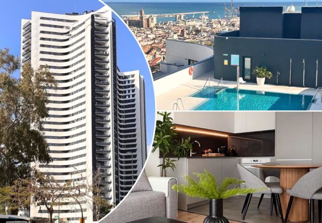 Apartamento en Málaga - Malaga Skyline 10 with Parking